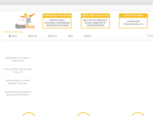Tablet Screenshot of openboxstore.com